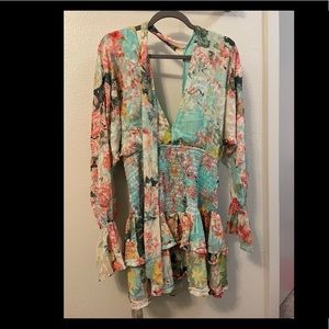 COPY - Worn once Herman and nandita floral dress.